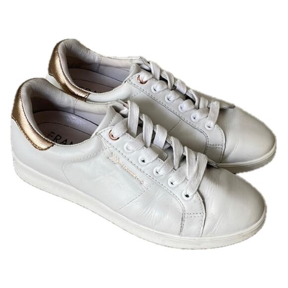 Frankie 4 Jackie III Australia Sneakers  Leather US Women’s 6 White Rose Gold - Picture 1 of 14